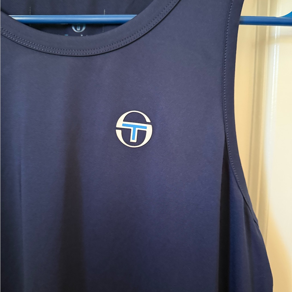 Sergio Tacchini Navy Tank Top